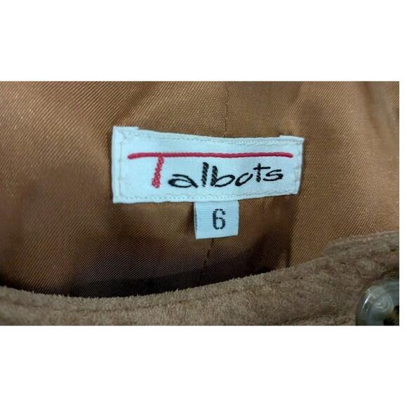 Vintage Talbots Suede Maxi Skirt Women’s 6 Tan Equestrian Cottagecore Vibes - Picture 2 of 8